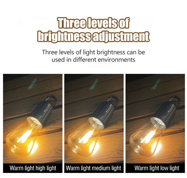 2 sztuki zniżki☀️⚡Nowa, ładowalna lampa kempingowa zasilana energią słoneczną, wielofunkcyjne, przenośne oświetlenie nastrojowe.