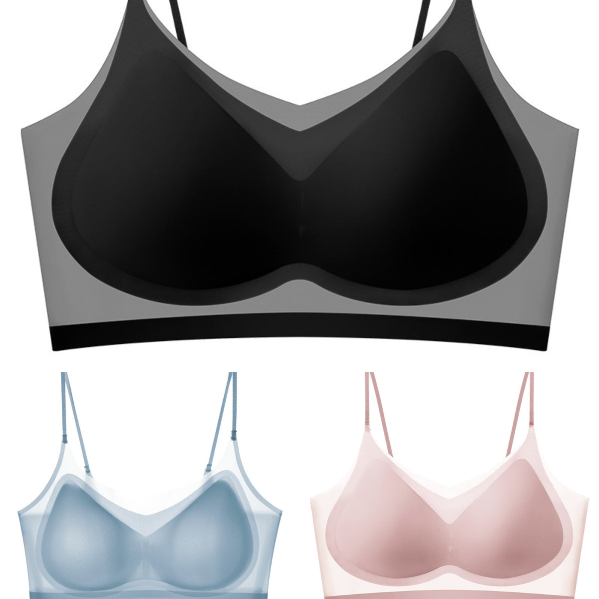 Bielizna bezszwowa z jedwabiu lodowego